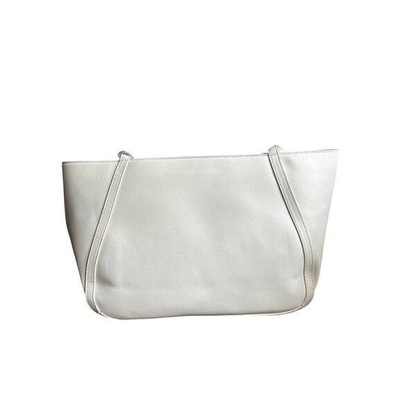 Cavalli Class Sandra Shopper Tote White Asparagus New w  Tags MSRP $118 - Picture 3 of 7